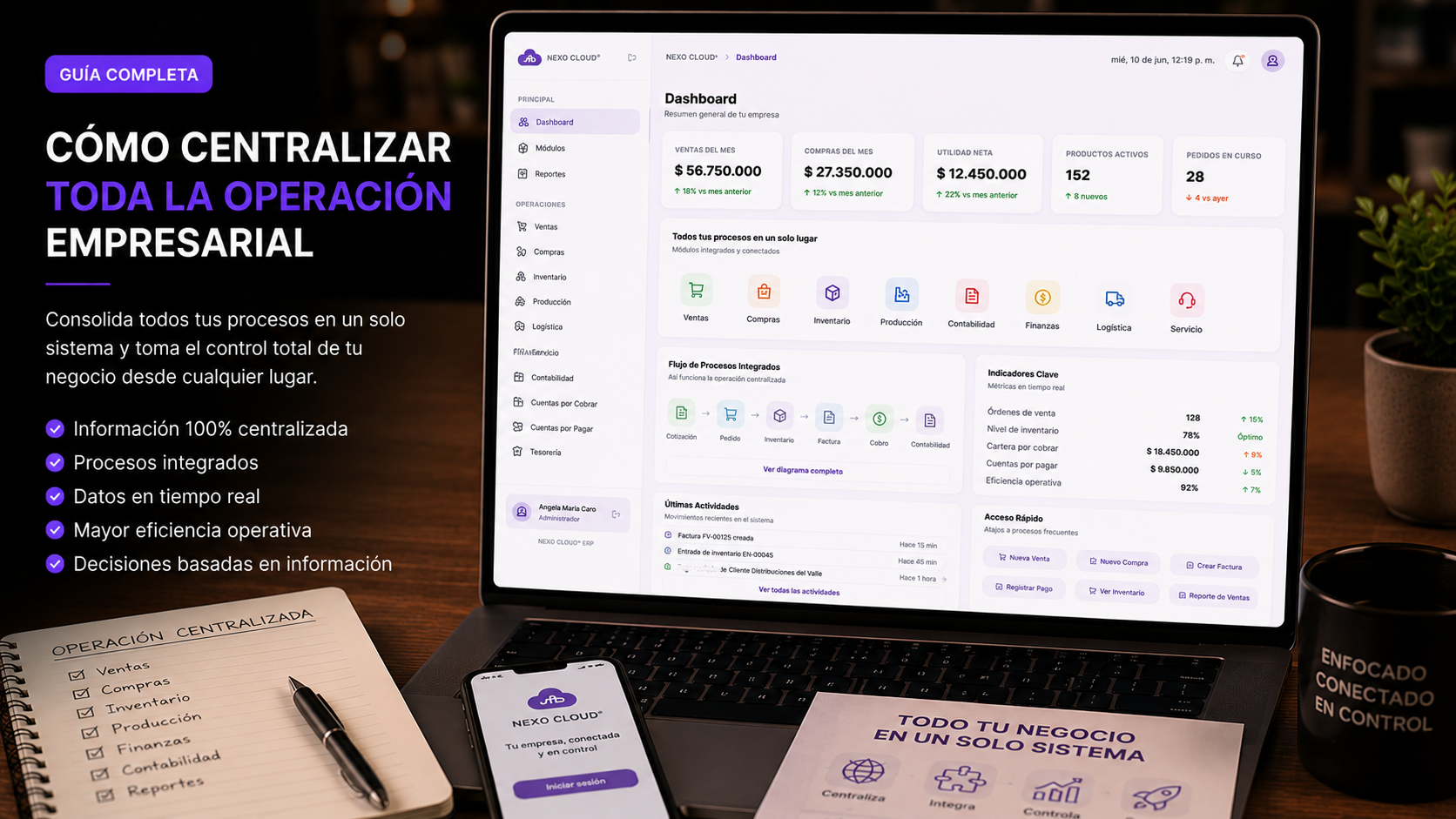 Cómo centralizar la operación empresarial